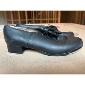 Bloch Jazz leather oxford black Tap shoes womens 6.5